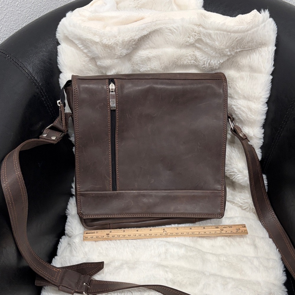 Brown Leather Men's Bag